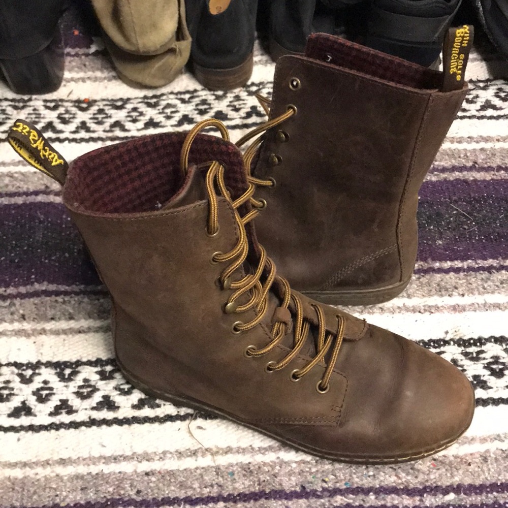 Dr. Martens brown boots